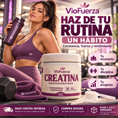 Creatina Monohidratada para Mujer | Fuerza y Rendimiento