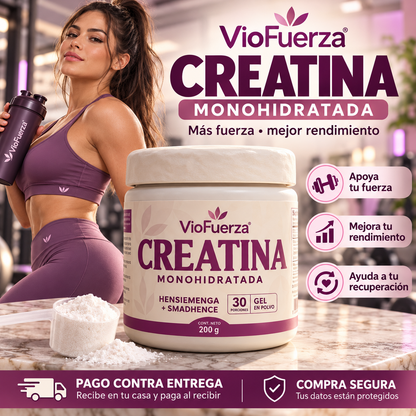 Creatina Monohidratada para Mujer | Fuerza y Rendimiento